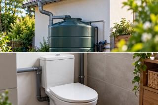 Récupération eau de pluie toilettes, ce qu'autorise la loi